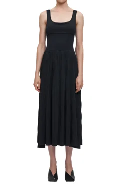MARIA MCMANUS Halter Pleat Dress | Midi | Day