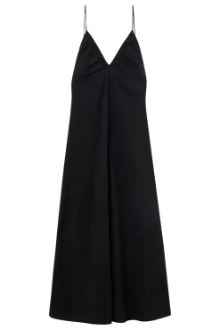 ROHE Hammered Silk V-Neck Strap Dress | Midi | Cocktail