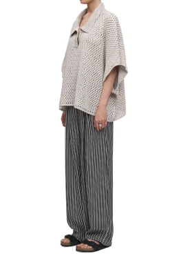MARIA MCMANUS Hand Crochet Cape Polo | Shirts & Tops