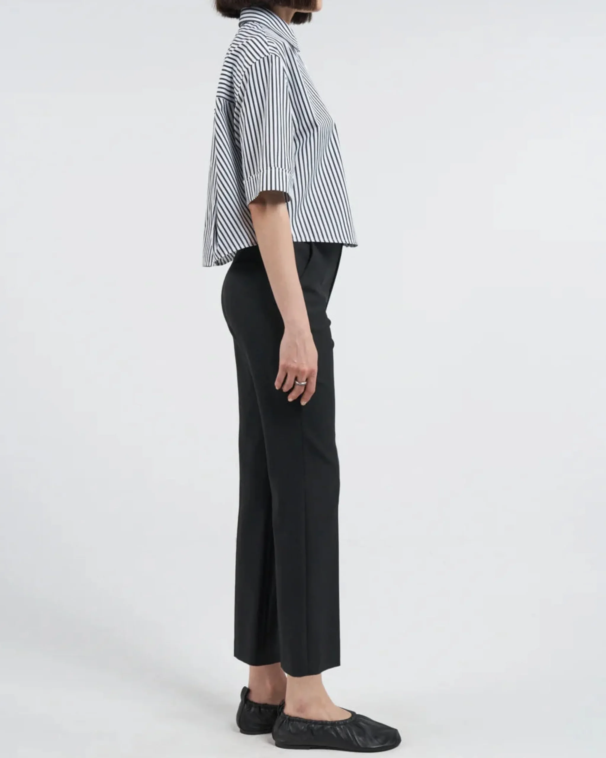 MARIA MCMANUS High Waisted Crop Trouser | Pants