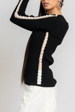 ZANKOV Issimo Wool Cutout Top | Shirts & Tops