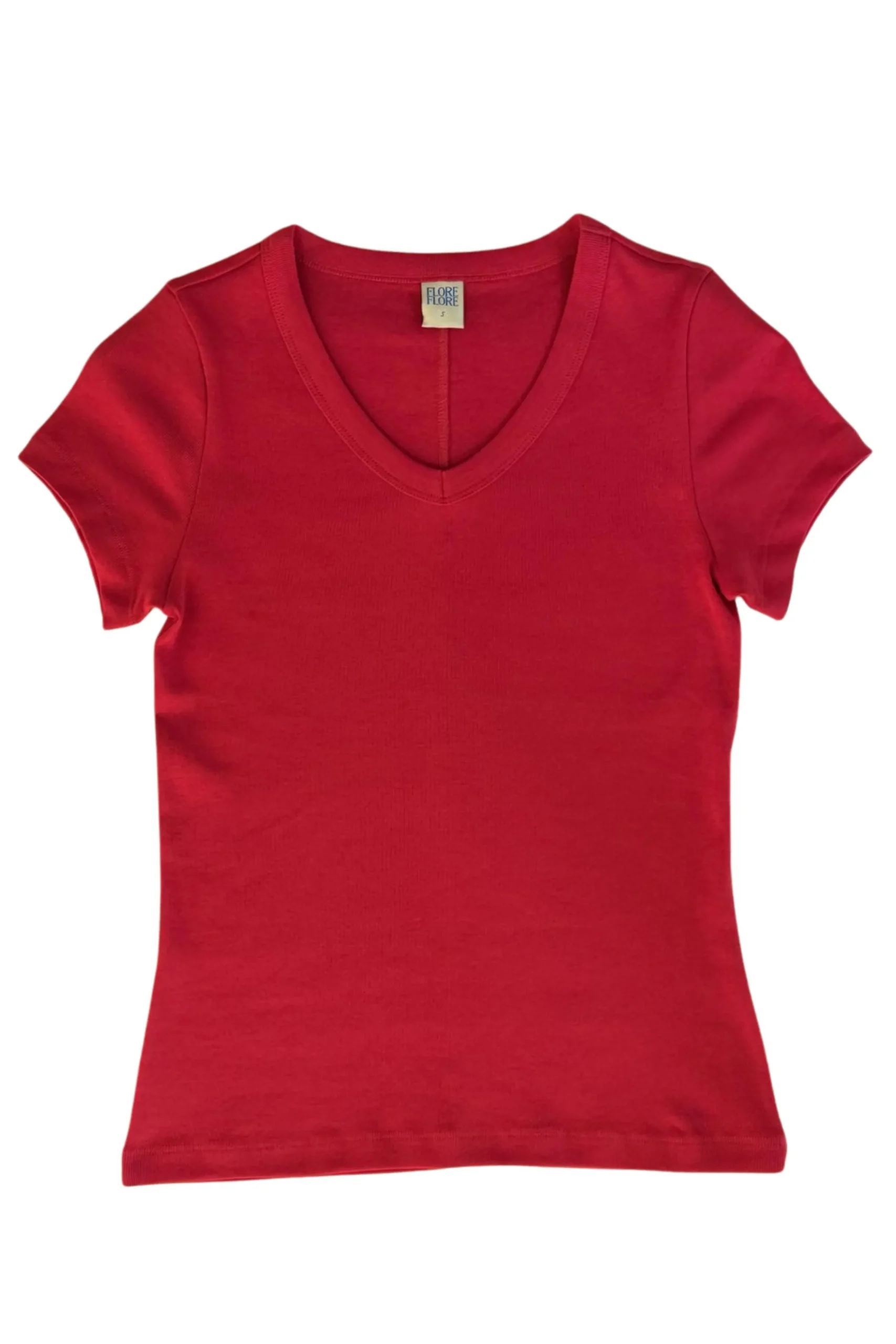 FLORE FLORE Jill Baby Tee in Raspberry | Shirts & Tops