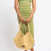 ZANKOV Juliette Stripe Wool Maxi Dress | Day | Knits