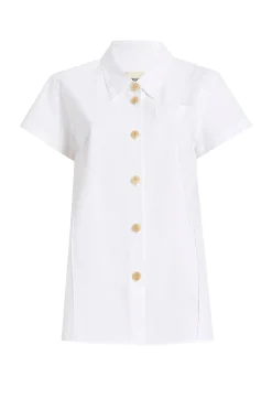 KHAITE Keefe Top in | Shirts & Tops