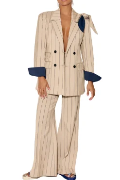 ROSIE ASSOULIN Knotted Double Breasted Blazer | Coats & Jackets | Statement Sets