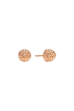 LOLA FENHIRST Large Beaded Berry Earrings - 18k Rose Gold | Earrings | Fine Jewelry