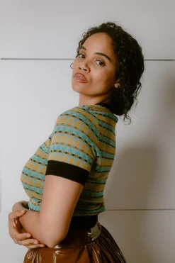 ZANKOV Leo Stripe Wool Sweater | Shirts & Tops