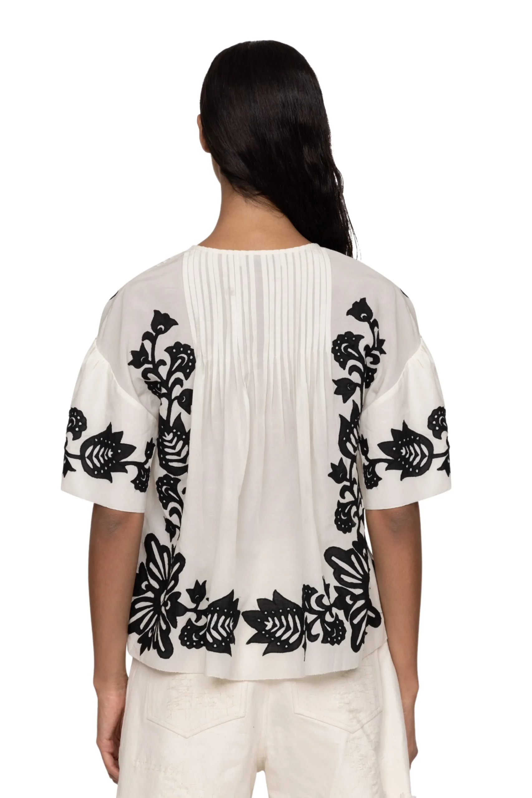 SEA NEW YORK Liliana Applique Top | Shirts & Tops