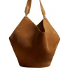 KHAITE Lotus Medium Tote in Mud | Shoulder Bags