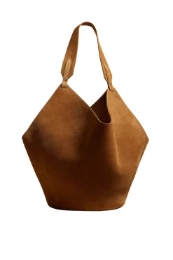 KHAITE Lotus Medium Tote in Mud | Shoulder Bags