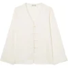 ROHE Mandarin Closure Silk Top | Shirts & Tops