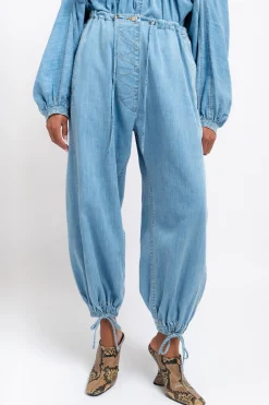 RACHEL COMEY Mona Pant | Denim | Statement Sets