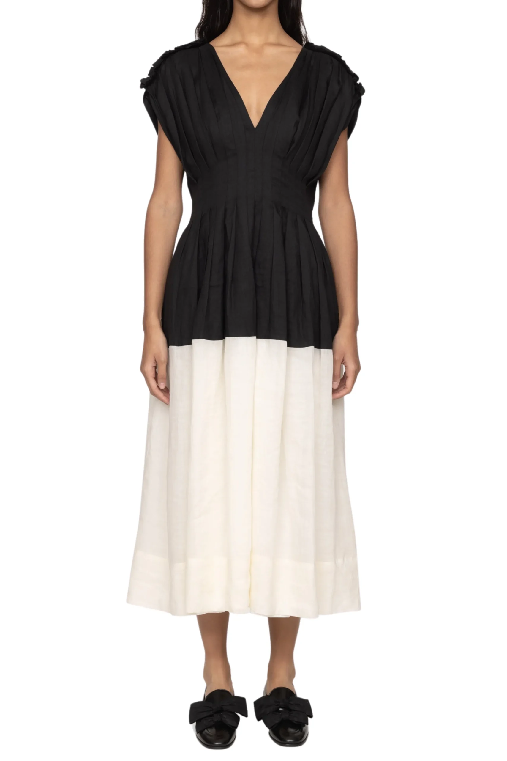 SEA NEW YORK Nicola Ramie Tank Midi Dress | Midi | Cocktail