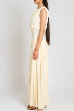 ABADIA Off The Shoulder Drape Dress | Maxi | Dresses