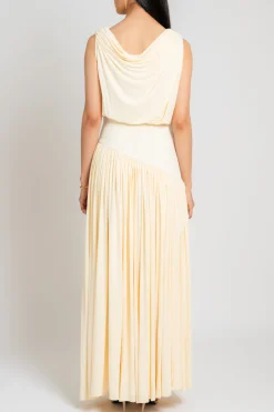 ABADIA Off The Shoulder Drape Dress | Maxi | Dresses