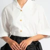 KHAITE Owen Poplin Shirt | Shirts & Tops