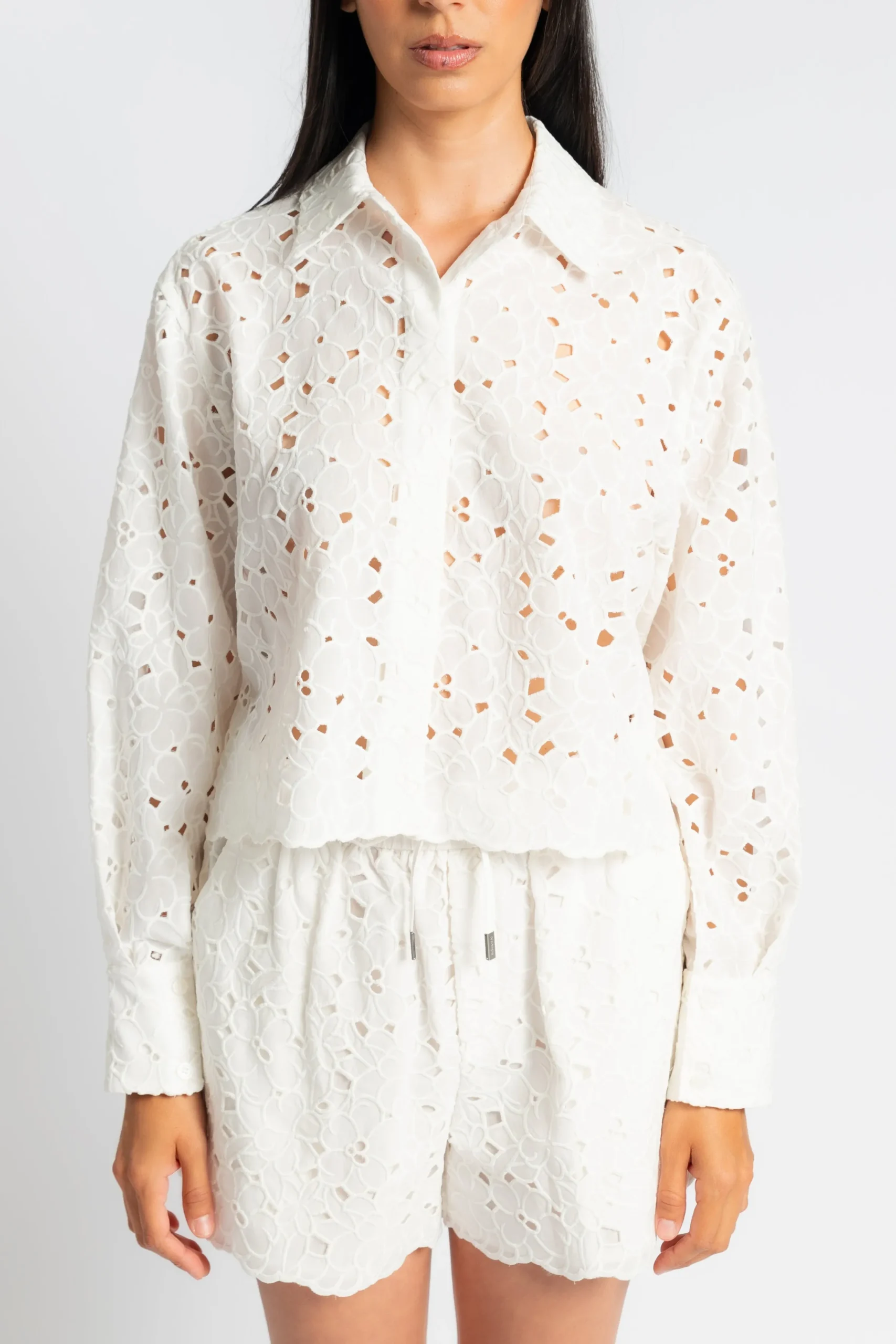 SIMKHAI Penelope Long Sleeve Shirt | Statement Sets | Shirts & Tops