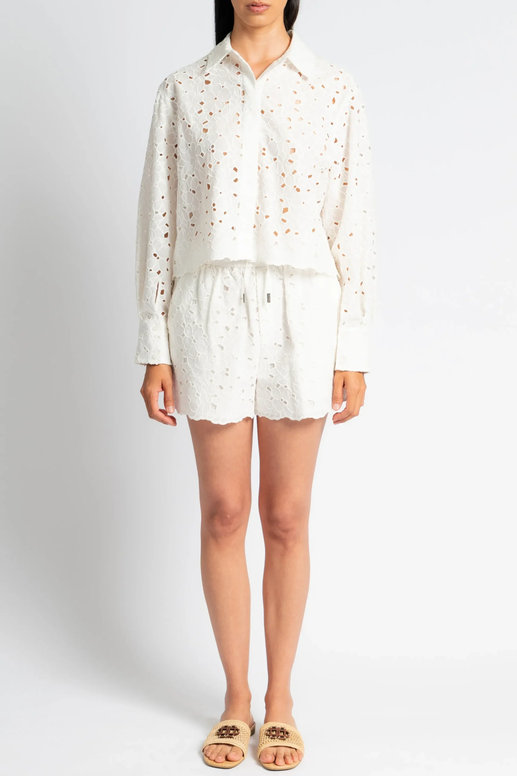 SIMKHAI Penelope Long Sleeve Shirt | Statement Sets | Shirts & Tops