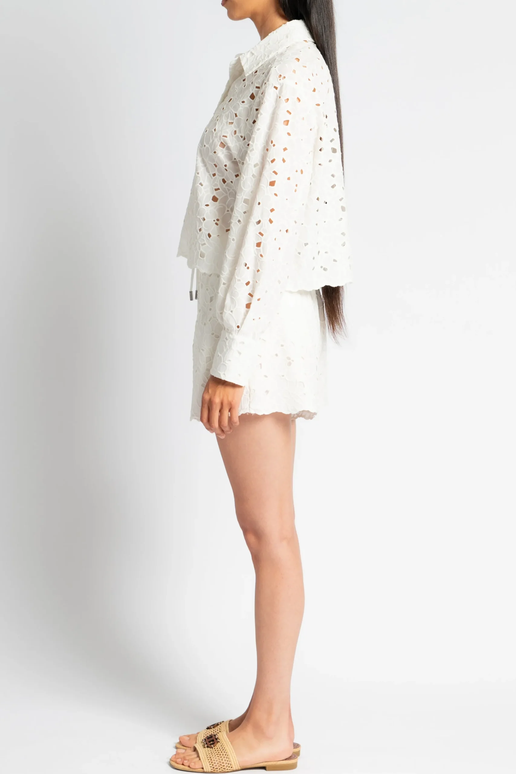 SIMKHAI Penelope Long Sleeve Shirt | Statement Sets | Shirts & Tops