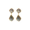 SYLVIA TOLEDANO 2 Pierres Dots Labradorite Earrings | Earrings