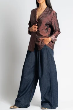 DRIES VAN NOTEN Pila Indigo Denim Pants | Pants | Denim