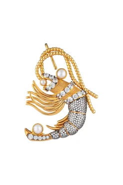 BEGUM KHAN Prawn Crystal Earcuff | Earrings | Fine Jewelry