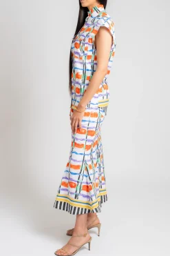 STELLA JEAN Printed Button Down Shirt | Statement Sets | Shirts & Tops