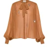 FORTE FORTE "Carousel Des Sylphes" Embroidery Bow-Tie Shirt | Statement Sets | Shirts & Tops