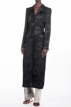 DRIES VAN NOTEN Rilly Jacquard Coat | Coats & Jackets