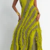 DIOTIMA Roaring Fringe Gown | Maxi | Black Tie