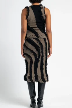DIOTIMA Roaring Fringe Knit Top in | Statement Sets | Shirts & Tops