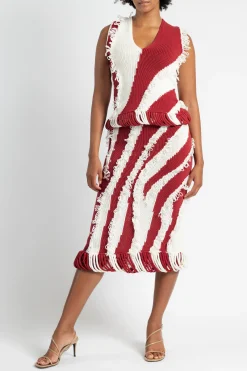 DIOTIMA Roaring Fringe Skirt in | Statement Sets | Skirts & Shorts