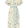 ALEMAIS Sandy Embroidered Shirtdress | Midi | Day