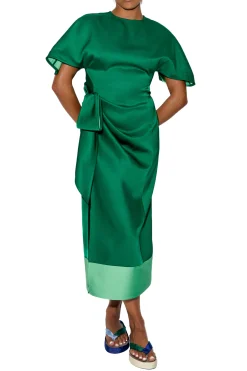ROSIE ASSOULIN Sash & Slit Dress | Midi | Cocktail