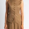 SLOAN Sculpted Vest | Statement Sets | Shirts & Tops