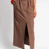 DRIES VAN NOTEN Seaches Midi Wool Skirt | Skirts & Shorts