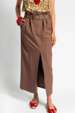 DRIES VAN NOTEN Seaches Midi Wool Skirt | Skirts & Shorts