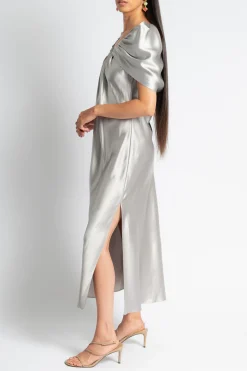 MARINA MOSCONE Sheath Dress | Midi | Black Tie
