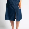 DRIES VAN NOTEN Sheraz Belted Denim Skirt | Skirts & Shorts | Denim