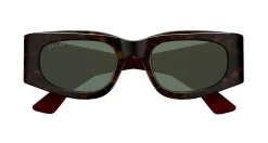 GUCCI Shiny Dark Havana Sunglasses | Sunglasses