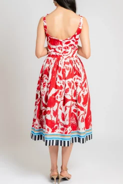 STELLA JEAN Shoulder Tie Dress | Midi | Day