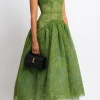 ERDEM Sleeveless Full Skirt Midi Dress | Midi | Black Tie