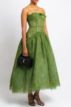 ERDEM Sleeveless Full Skirt Midi Dress | Midi | Black Tie