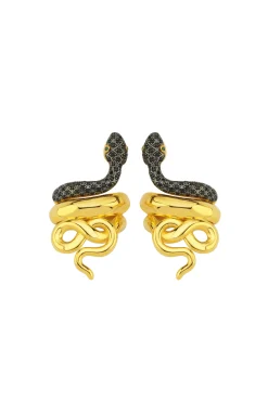 BEGUM KHAN Snake Earrings | Earrings | Fine Jewelry