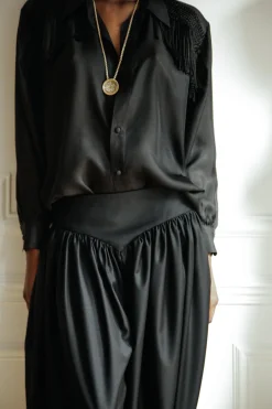 DIOTIMA Stand Collar Shirt | Shirts & Tops