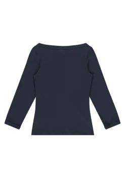 FLORE FLORE Steffi Tee in Navy | Shirts & Tops