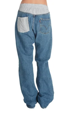 RORY WILLIAM DOCHERTY Striped Pocket Denim | Denim