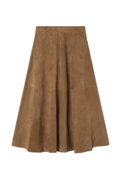 ROHE Suede A-Line Skirt | Skirts & Shorts