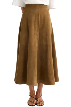 ROHE Suede A-Line Skirt | Skirts & Shorts