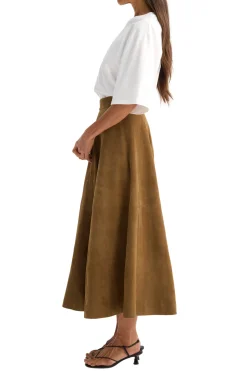 ROHE Suede A-Line Skirt | Skirts & Shorts